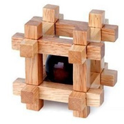儿童节特惠：木质益智玩具笼中取宝